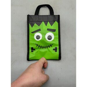 Sees Candies Green Frankenstein Face Tote Bag Halloween 7x5" READ